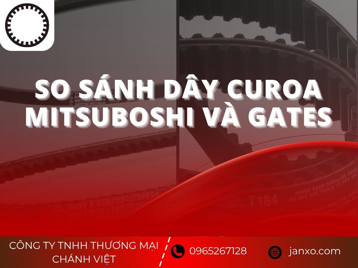 So sánh dây curoa Mitsuboshi và Gates 3 So sánh dây curoa Mitsuboshi và Gates