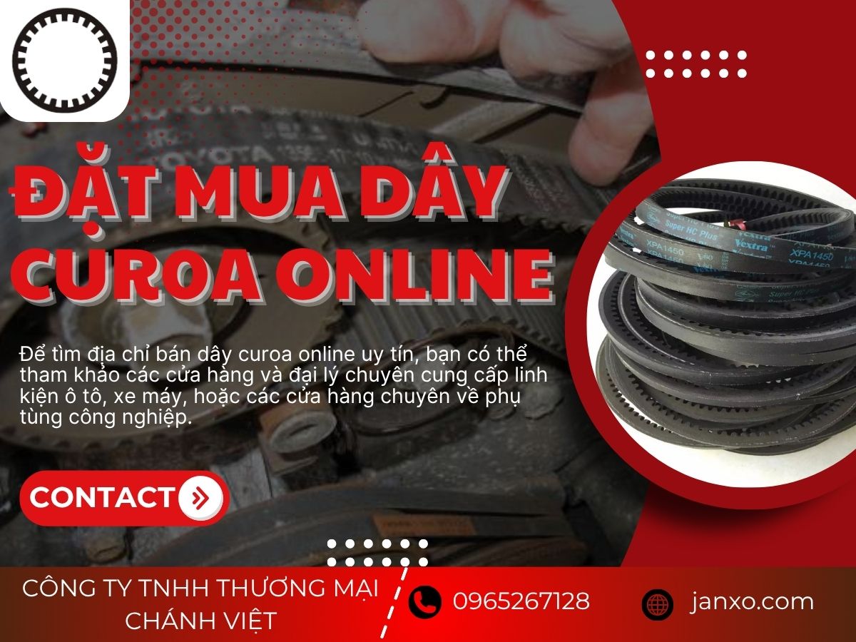 Đặt mua dây curoa online