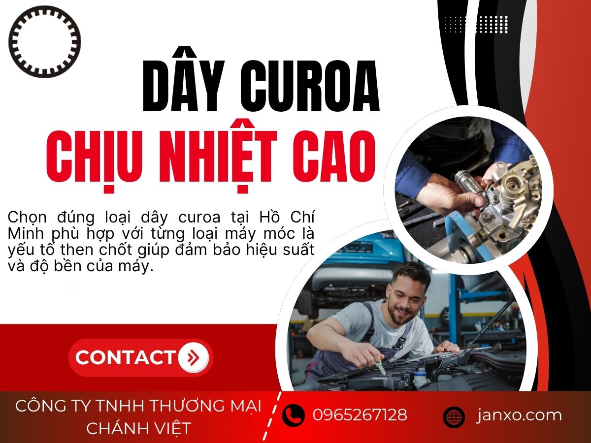 Dây curoa chịu lực cao có phải là lựa chọn thông minh 3 Dây curoa chịu nhiệt cao