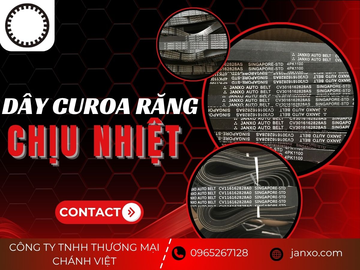 Dây Curoa Răng Chịu Nhiệt – Không Lo Nóng, Không Ngại Tải 3 Dây curoa răng chịu nhiệt
