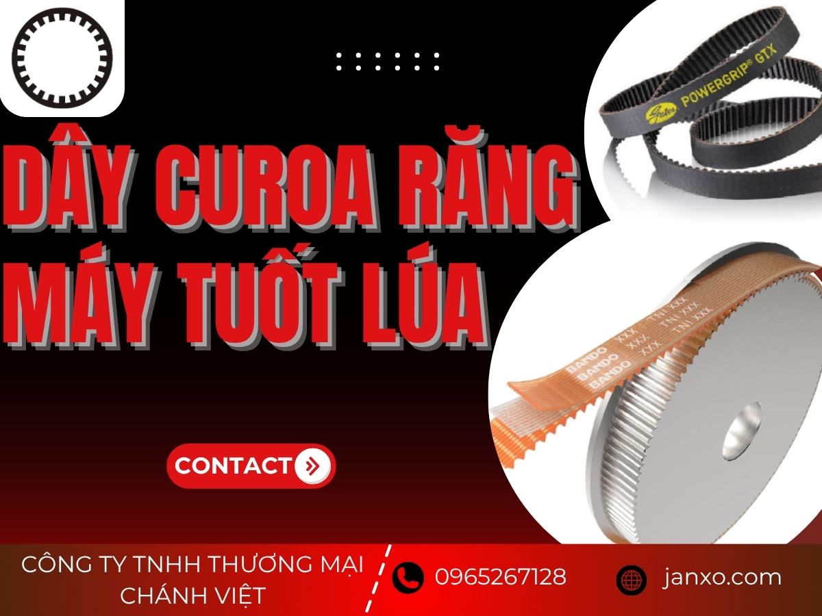 Dây curoa răng máy tuốt lúa